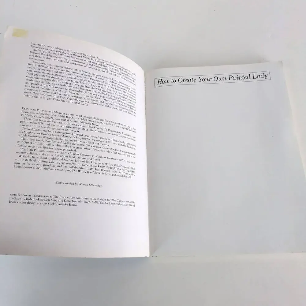 How to Create Your Own Painted Lady Victorian Home Guide Book 1989 Pomada Larsen
